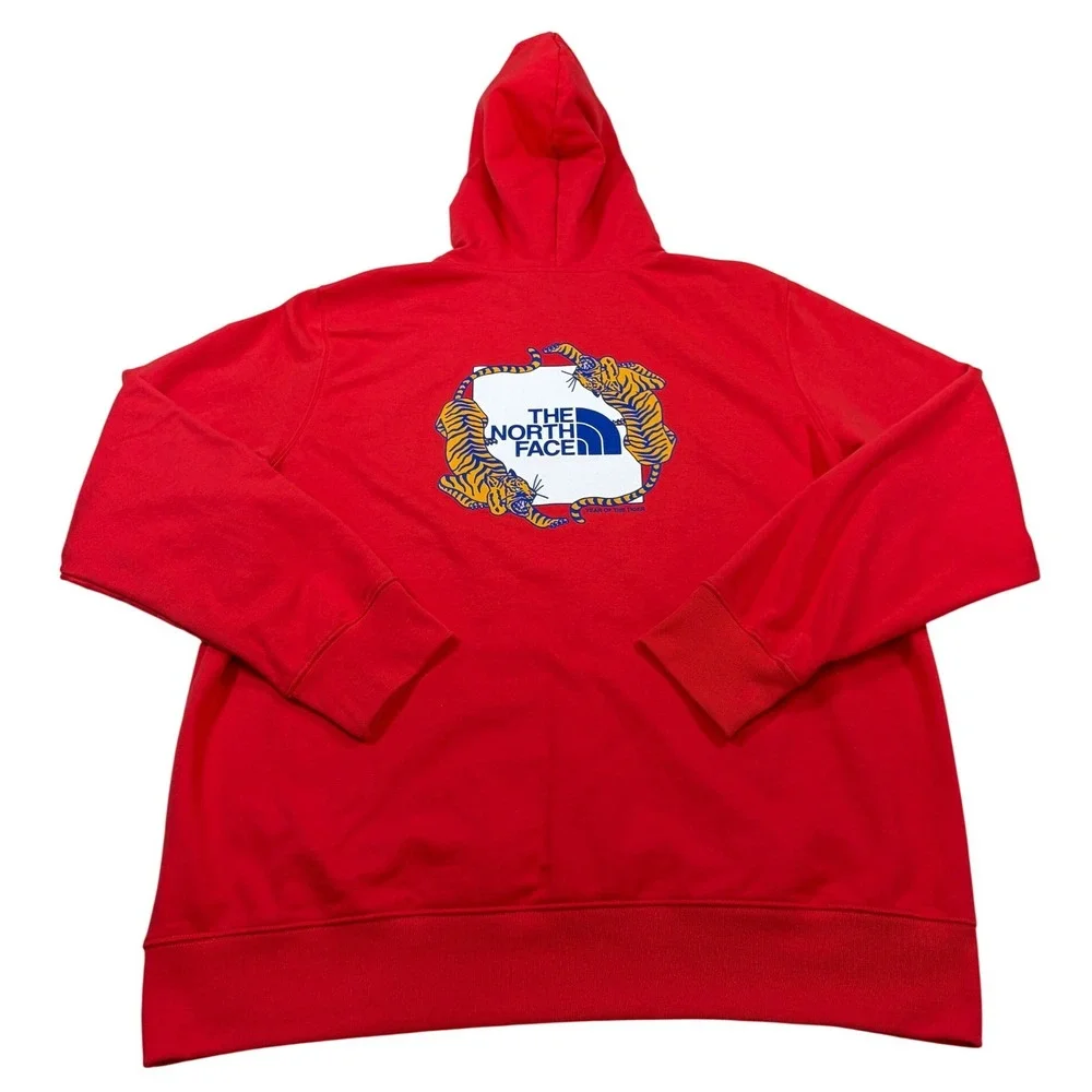 The North Face Mens Red Year of the Tiger Graphic Hoodie XXL Lunar New Year